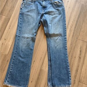 Hurley Light Blue Denim Jeans with Distressed Back Pocket